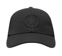 Stone Island Logo Cotton Hat Black - One Size