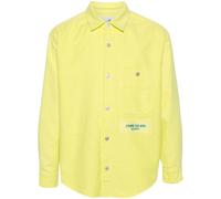 Stone Island logo-embroidered shirt - Yellow S