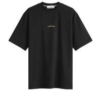 Stone Island Men's Bleeding Numbers Compass Print T-Shirt Black