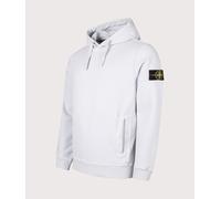 STONE ISLAND Mens Brushed Organic Cotton Hoodie - Colour: V0041 Sky Blue - Size: XL XL