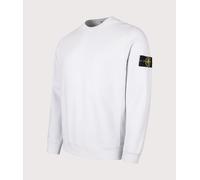 STONE ISLAND Mens Brushed Organic Cotton Sweatshirt - Colour: V0041 Sky Blue - Size: Medium Medium