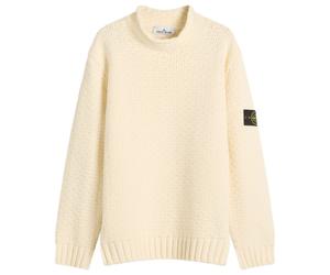 Stone Island Men's Cotton Chenille Jumper Ivory