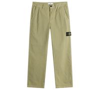 Stone Island Men's Cotton Herringbone Trousers Laurel Green 36"