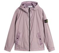 Stone Island Men's Crinkle Reps Hooded Jacket Purple Grey