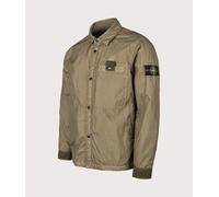 STONE ISLAND Mens Crinkle Reps NY Jacket - Colour: V005G Military Green - Size: Large