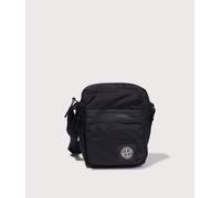 Coated Nylon Metal Pouch Bag - male - Stone Island - Cross Body Messenger - Black - ONE SIZE - Bags ONE SIZE