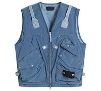 Stone Island Men's David Light Indigo-TC Vest