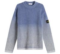 Stone Island Men's Degrade Chenille Knit Jumper Dark Blue