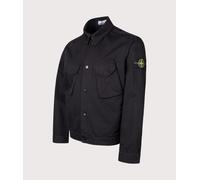 STONE ISLAND Mens Dense Cotton Twill-TC Jacket - Colour: V0029 Black - Size: Medium