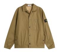 Stone Island Men's Double Coated Cotton Ripstop Shirt Jacket Military Green
