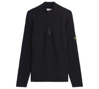 Stone Island Men's Full Rib Half Zip Jumper Navy Blue