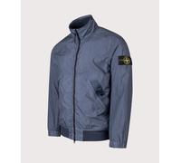 STONE ISLAND Mens Garment Dyed Crinkle Reps NY Jacket - Colour: V002E Slate Blue - Size: Large