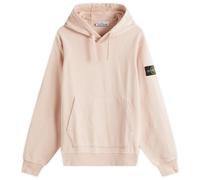 Stone Island Men's Garment Dyed Popover Hoodie Antique Rose