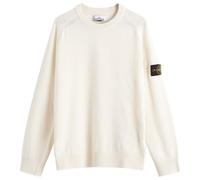 Stone Island Men's Geelong Wool Crew Neck Jumper Ivory