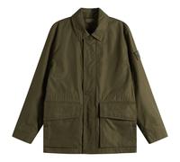 Stone Island Men's Ghost All-Weather Cotton Canvas Jacket Military Green
