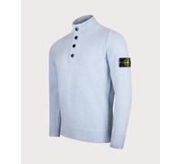 STONE ISLAND Mens Half Zip Jumper - Colour: V0041 Sky Blue - Size: XXL