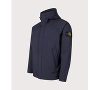 STONE ISLAND Mens Hooded Soft Shell Jacket - Colour: V0020 Navy Blue - Size: XXL XXL