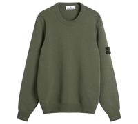 Stone Island Men's Lambswool Crew Neck Jumper Military Green