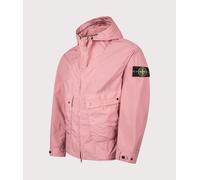 STONE ISLAND Mens Light Compact Touch Poly-TC Jacket - Colour: V008G Oleander - Size: Large