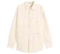 Stone Island Men's Marina Cotton Nylon Panama Overshirt Ivory