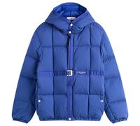Stone Island Men's Marina Cotton Nylon Tela Down Jacket Bright Blue