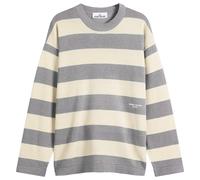 Stone Island Men's Marina Striped Knit Jumper Ivory Melange
