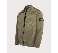 STONE ISLAND Mens Nylon Metal in Econyl® Overshirt - Colour: V005G Military Green - Size: Medium