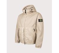 STONE ISLAND Mens Organic-Look Nylon Panama-TC Jacket - Colour: V009A Desert Sand - Size: Large