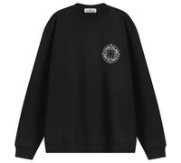 Stone Island Men's Outline Compass Crew Neck Sweatshirt Black