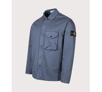STONE ISLAND Mens Overshirt - Colour: V002E Slate Blue - Size: Large