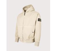 STONE ISLAND Mens Panama ‘Old’ Effect Zip Through Jacket - Colour: V019A Desert Sand - Size: XL