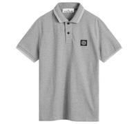 Stone Island Men's Patch Polo Melange Grey