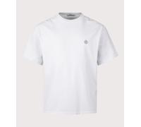 STONE ISLAND Mens Reflective Compass Badge T-Shirt - Colour: V0041 Sky Blue - Size: XL