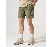 STONE ISLAND Mens Regular Fit Compass Swim Shorts - Colour: V005G Military Green - Size: Medium