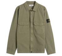 Stone Island Men's Ripstop Zip Shirt Jacket Military Green