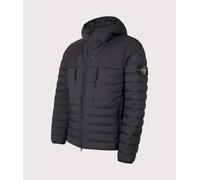 STONE ISLAND Mens Seamless Tunnel Nylon Down-TC Jacket - Colour: V0029 Black - Size: Large