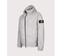 STONE ISLAND Mens Ultralight Nylon Stretch-TC Jacket - Colour: V0049 Ash Grey - Size: Medium