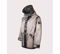 STONE ISLAND Mens Uneven Ripstop Prismatico - Colour: V0061 Pearl Grey - Size: XL XL