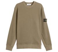 Stone Island Men's Waffle Crew Neck Sweatshirt Military Green
