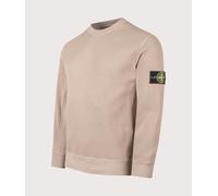 Stone Island Organic Cotton Waffle Fleece Sweatshirt (Desert - M) - Size M