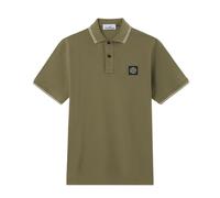 Stone Island Patch Tipped Polo Shirt