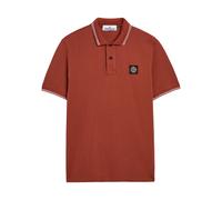 Stone Island Piqué Cotton Polo Shirt - Red - S