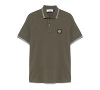 Stone Island piqué polo shirt - Green S