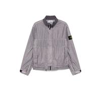 Stone Island plated-ovd linen jacket - Purple L
