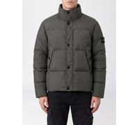 STONE ISLAND Short Quilted Water-Repellent Nylon Down Jacket with Logo - Size: XL - male