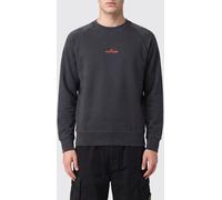 STONE ISLAND Slim Fit Cotton Sweatshirt with Printed Compass Logo - Size: XL - male