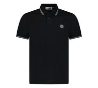 Stone Island Stripe Collar Polo T-Shirt Slim Fit Black