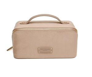 Stone - Kensington Suede Train Case