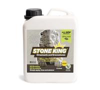 Stone King Gravestone and Ornament Restorer - Deep Cleaning Stone Restorer and Patio Cleaner for Statues, Monuments, No Scrubbing Needed - Removes Green Algae, Black Lichen and White Fungi, 2 L