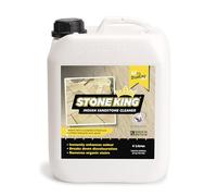 Stone King Indian Sandstone Cleaner - Deep Cleaning Stone Restorer for Patios, Paths, Paving - York Stone, Limestone, Travertine - Removes Green Algae, Black Lichen and White Fungi - 20 SQM 4L